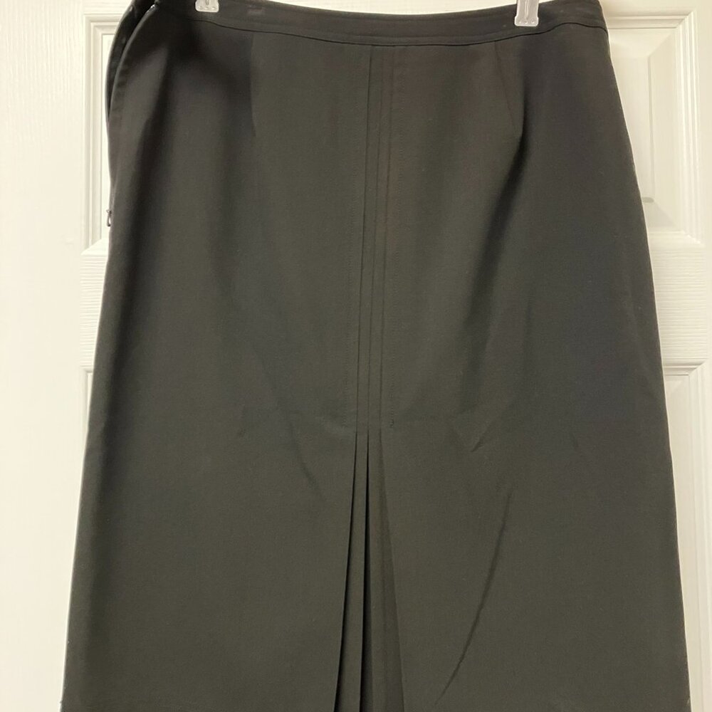 Black Knee Length Skirt NEW with tags Size 10 Retail: $68.00